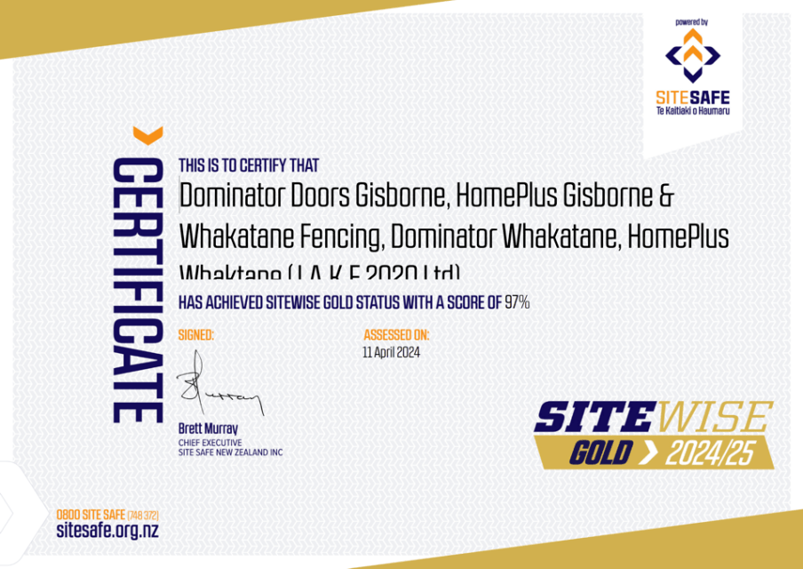 SiteWise Gold Status