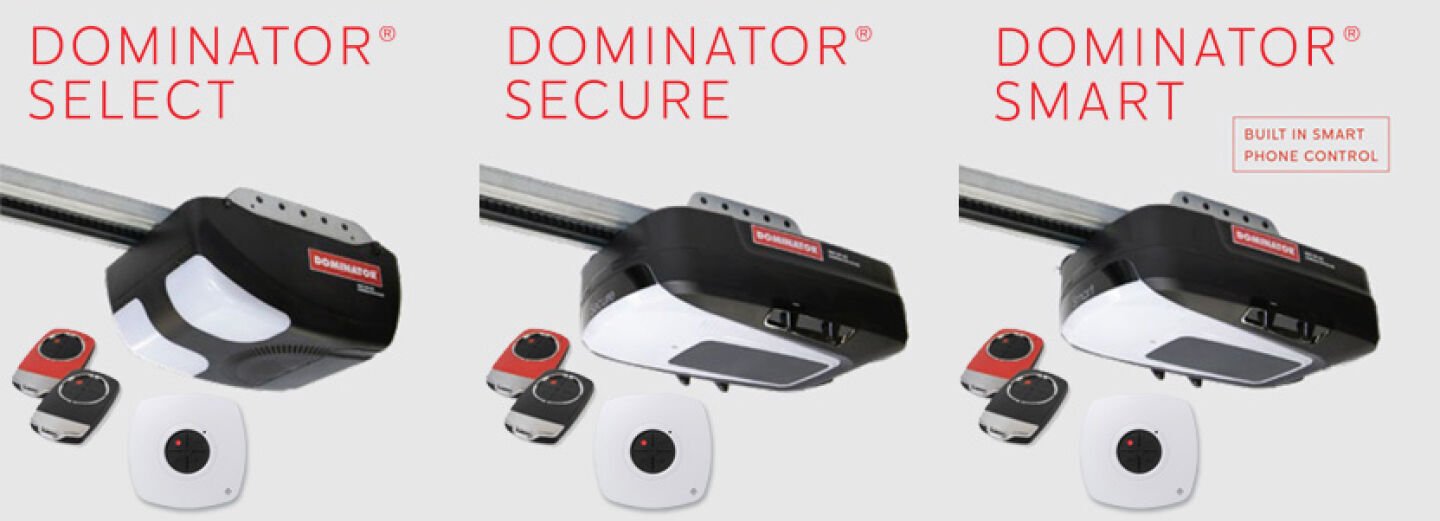 Dominator Select, Secure and Smart Garage Door Openers