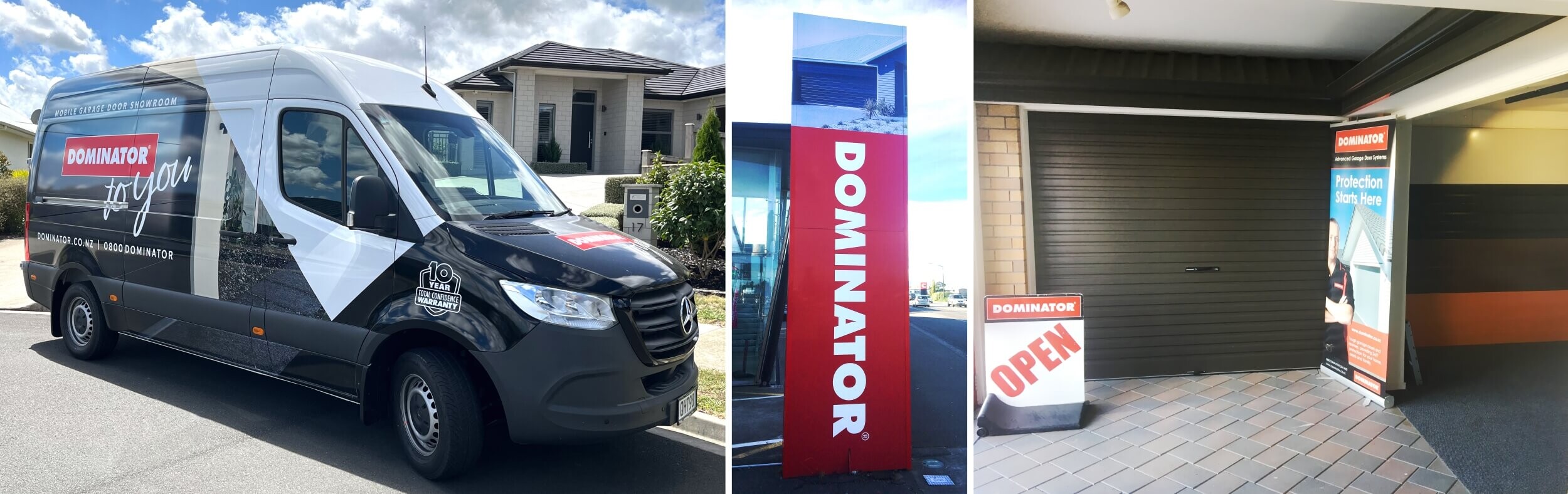 Dominator Manawatu has a Showroom or we can come to you